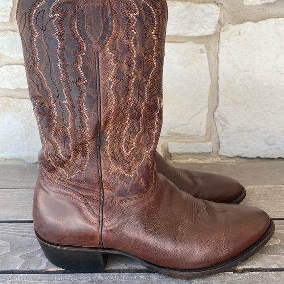 J.B. Dillion Men’s Cowboy Boots size 10D - Picture 4 of 10